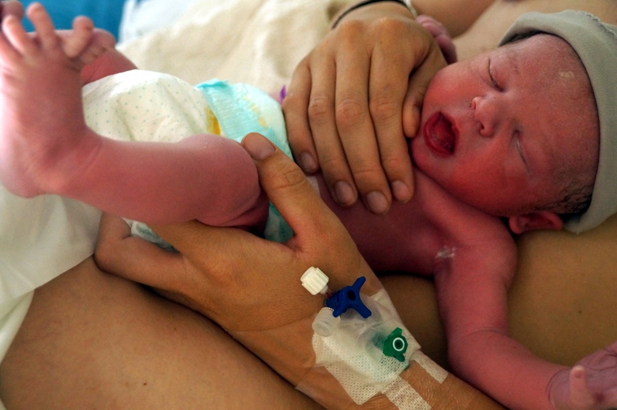 Una fotografia extreta d'un naixement aquesta setmana FOTO: ACN