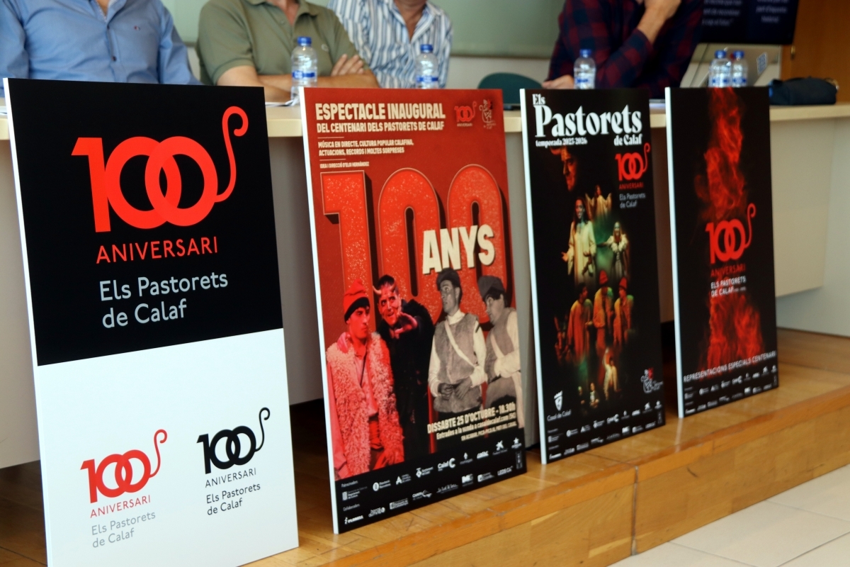 Cartells del centenari. Mar Mart&iacute;. ACN.