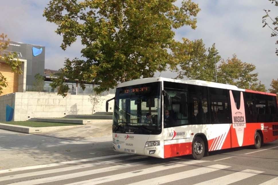 Bus urbà. Arxiu Anoia Diari.