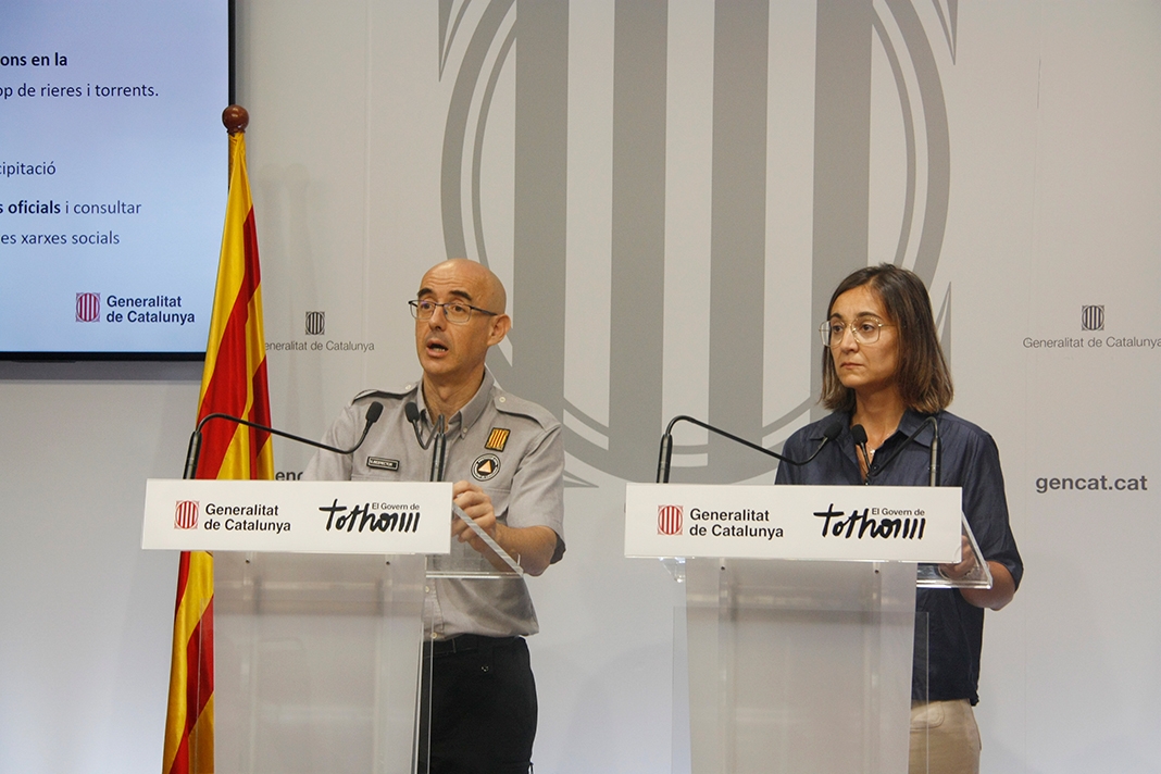 Sergio Delgado i Sarai Sarroca. Mònica Riu. ACN.