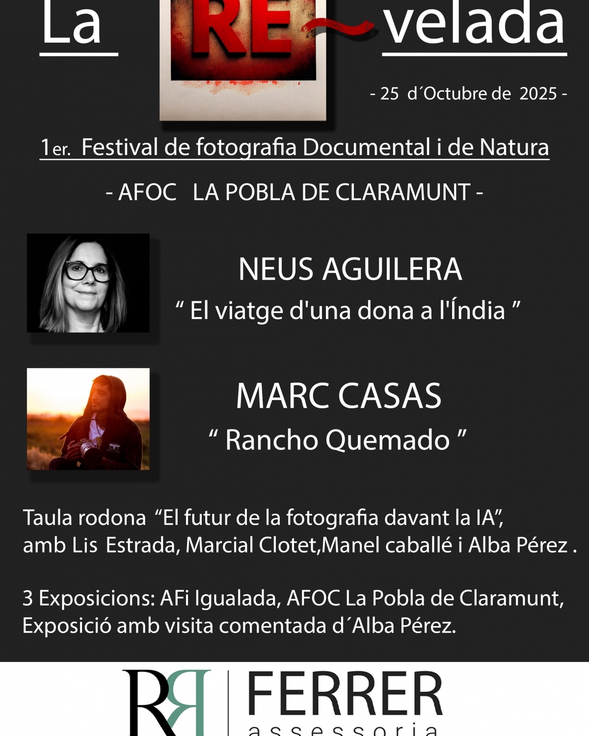 Cartell de la jornada. Ajuntament de la Pobla de Claramunt.