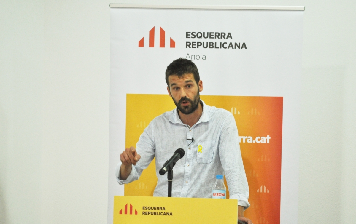 El portaveu republicà, durant la campanya del 2019