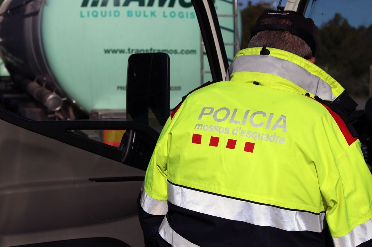 Xavier Álvarez durant el control. Marc Soler.