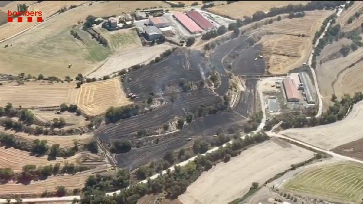 Incendi estabilitzat. Bombers de la Generalitat de Catalunya.