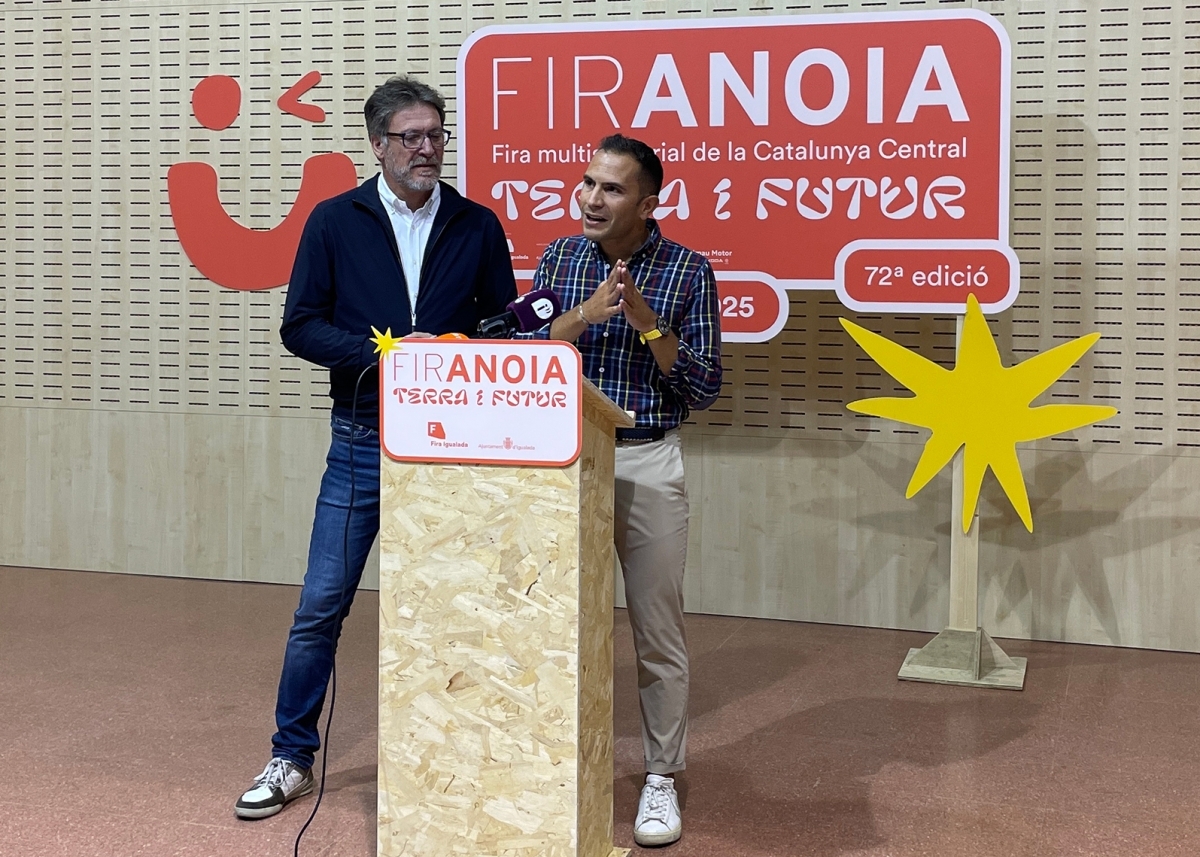 Ivan Sánchez a la presentació de la FirAnoia. Marc Soler.
