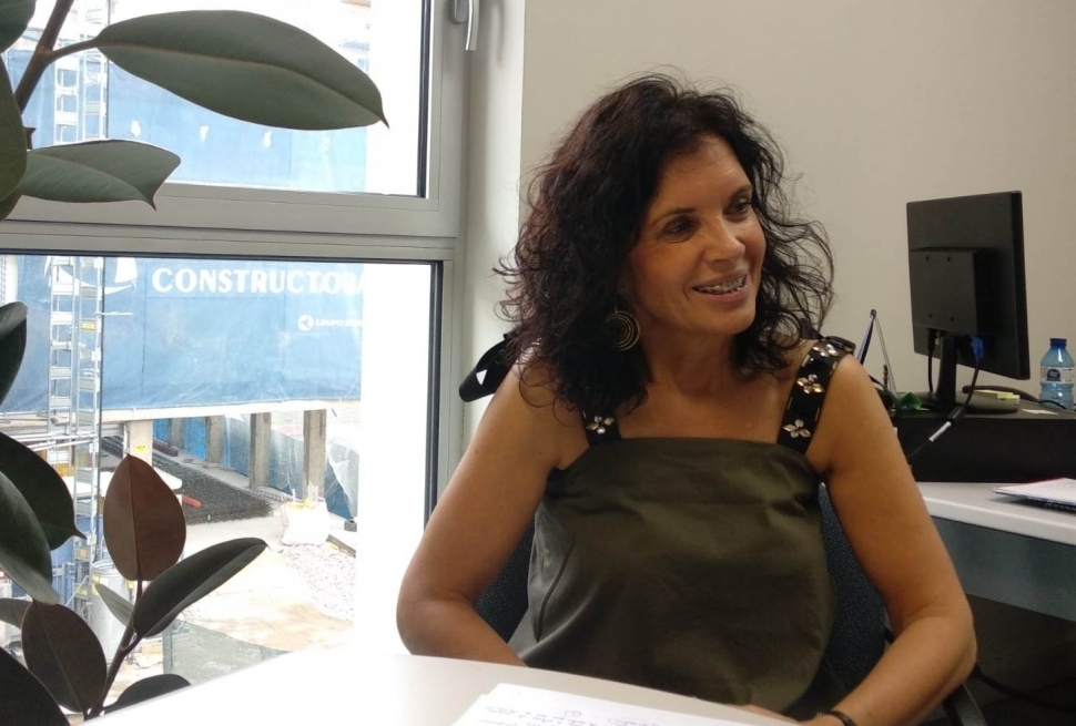 Marisa Vila, al seu despatx, el 2019