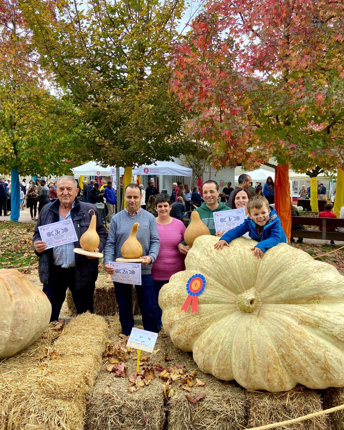Concurs de carbasses gegants. Ajuntament de Calaf.