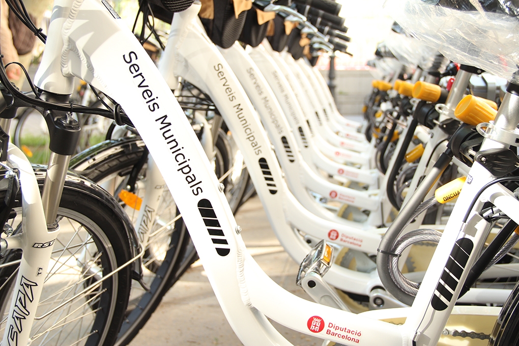 Foment de la mobilitat sostenible amb bicicletes a les flotes municipals (Diputació de Barcelona) 