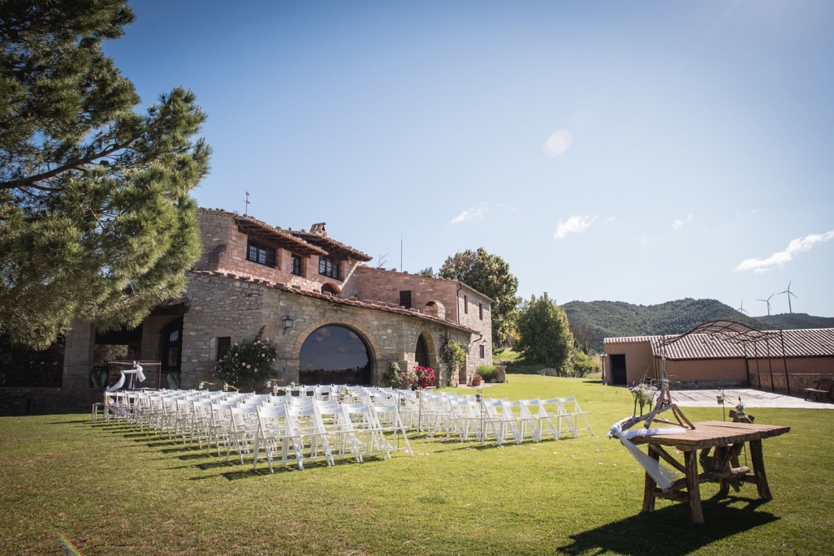 Can Alsina, un dels espais dedicats a casaments a l'Anoia