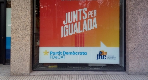 La seu de Junts per Igualada, a l'Avinguda Barcelona