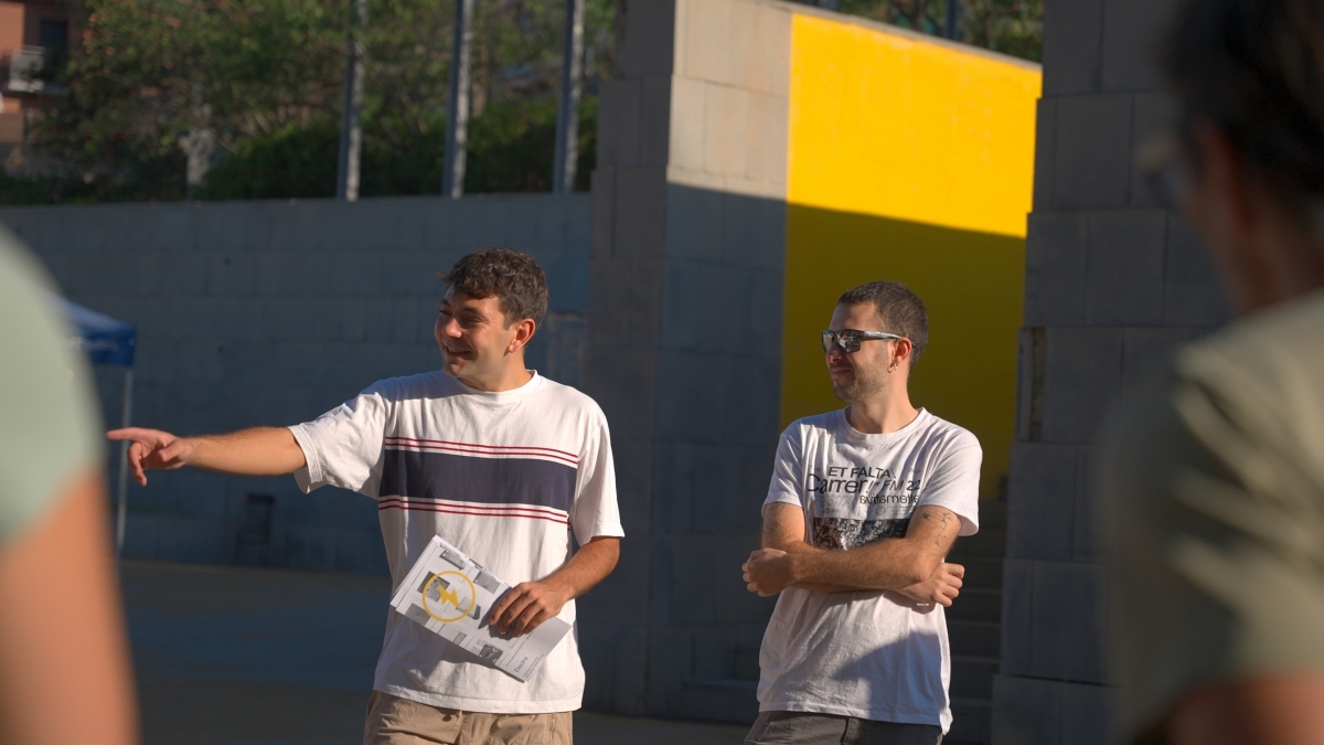 Roger Costa i D&iacute;dac San Jos&eacute;, impulsors de l'Electra. Electra Festival.