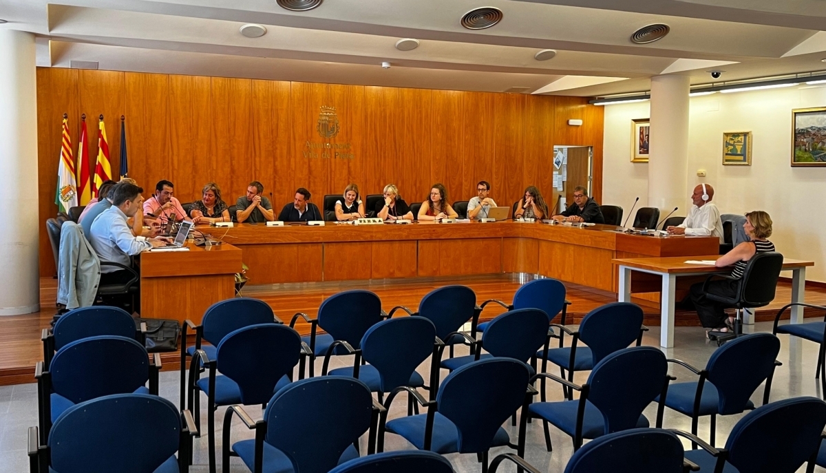 Ple de l'Ajuntament de la Vila de Piera. Ajuntament de Piera.