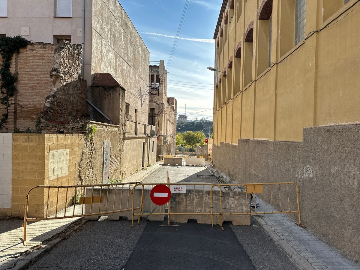 Tram afectat. Marc Soler.