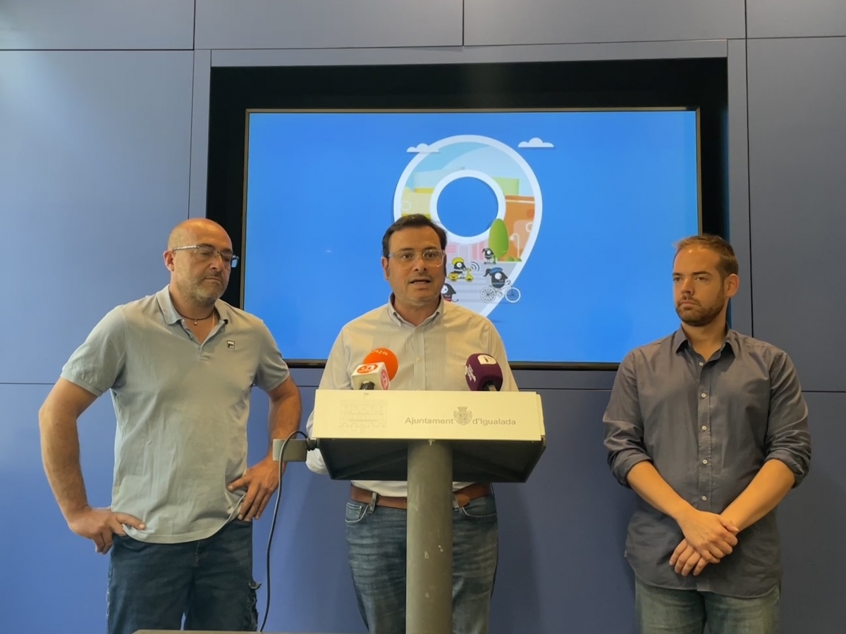 Presentació de la bicicletada. Marc Soler.