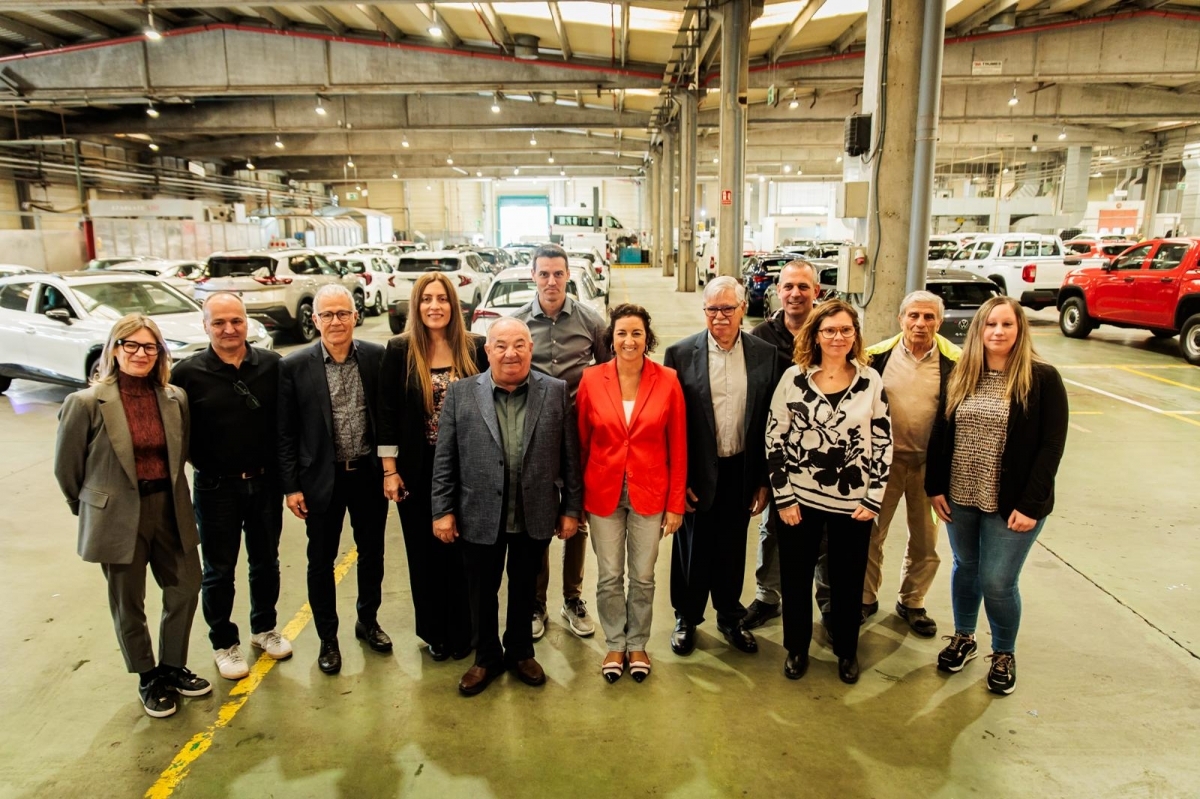 Visita de la consellera. Departament d'Economia i Finances.