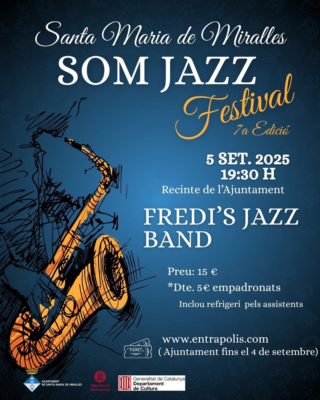Cartell del dia 5. Festival Som Jazz.