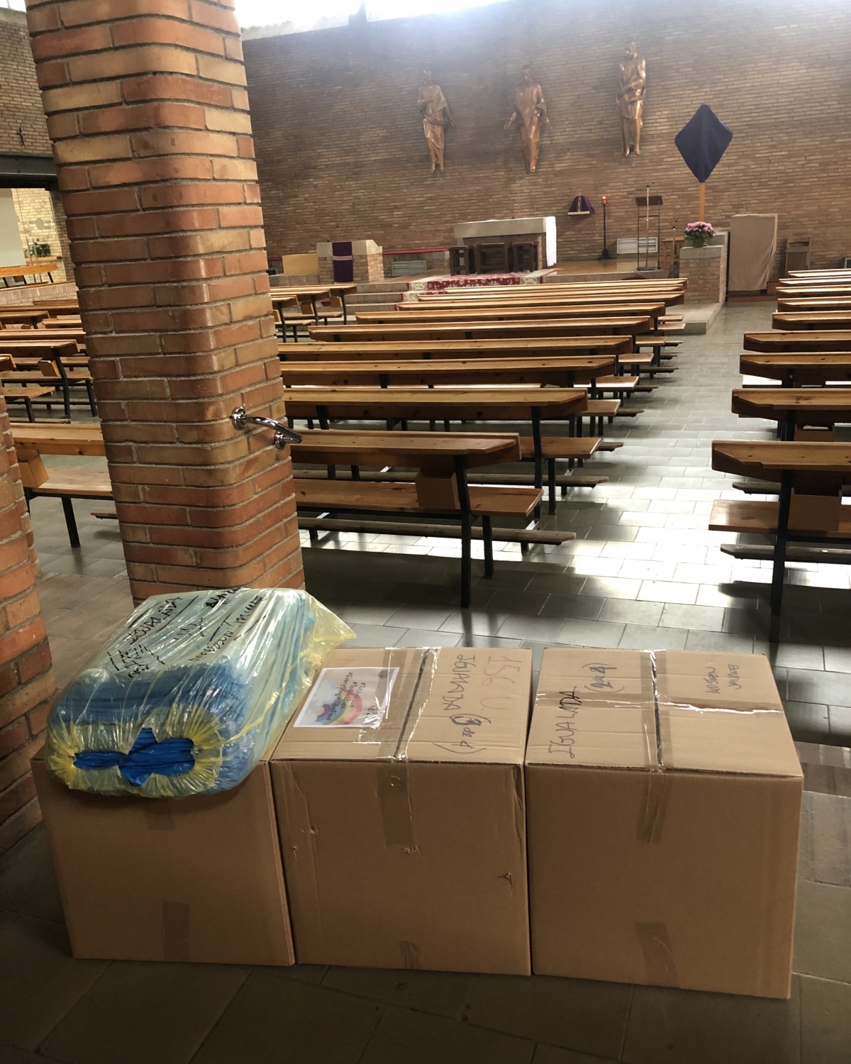 L'interior de la Sagrada Fam&iacute;lia