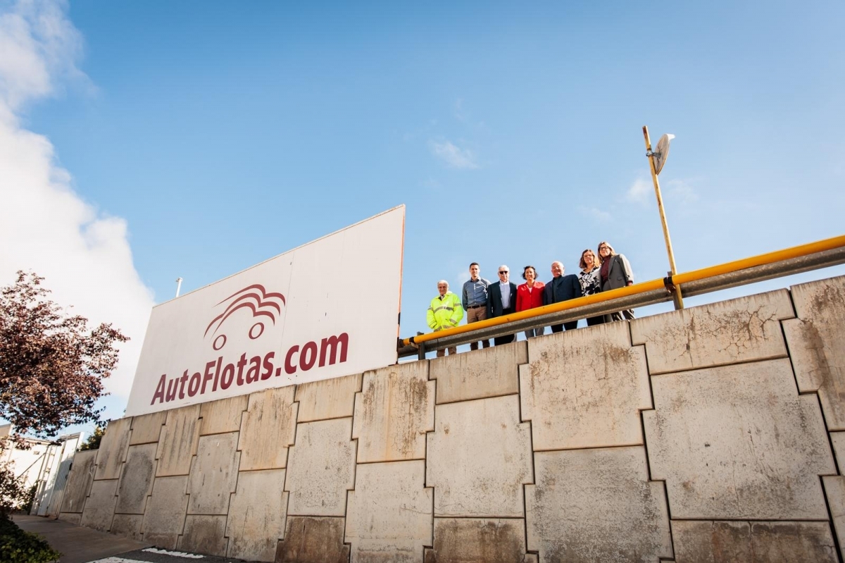 Visita de la consellera a Autoflotas.