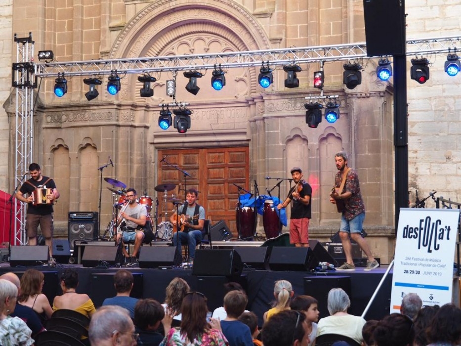 Un dels concerts a la Plaça Gran, el 2019