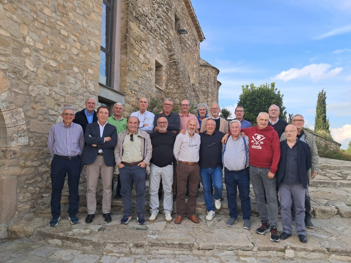 Els exjugadors es van aplegar a la Tossa de Montbui (Foto: Francesc Esplugues)