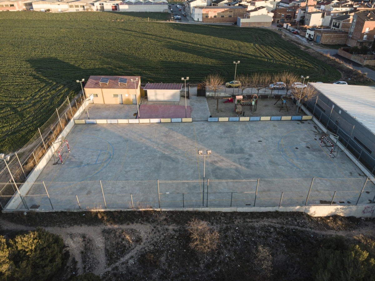 Pista del Pla d'&Ograve;dena. Ajuntament d'&Ograve;dena.