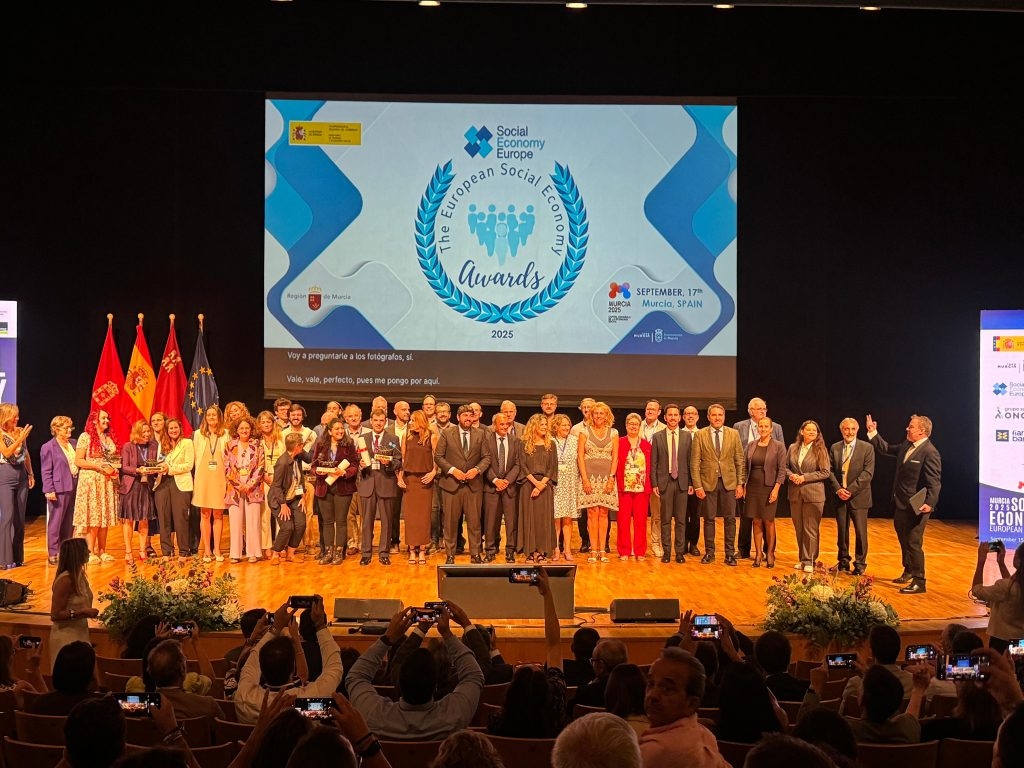 Entrega de premis. Social Economy Europe.