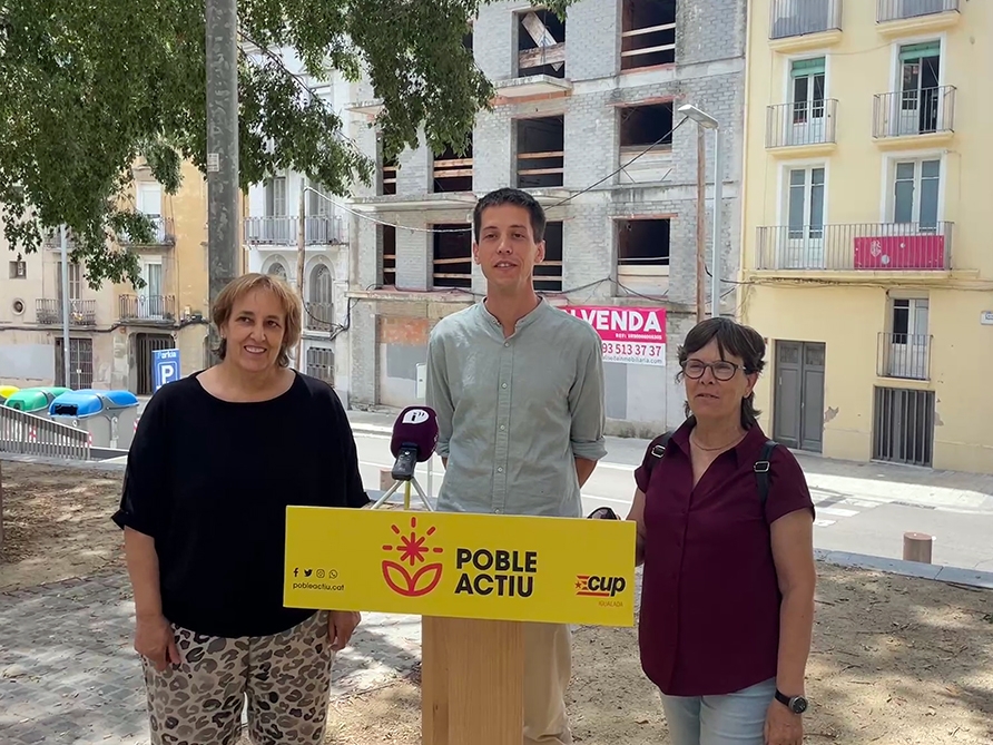 Roda de premsa de Poble Actiu. Marc Soler.