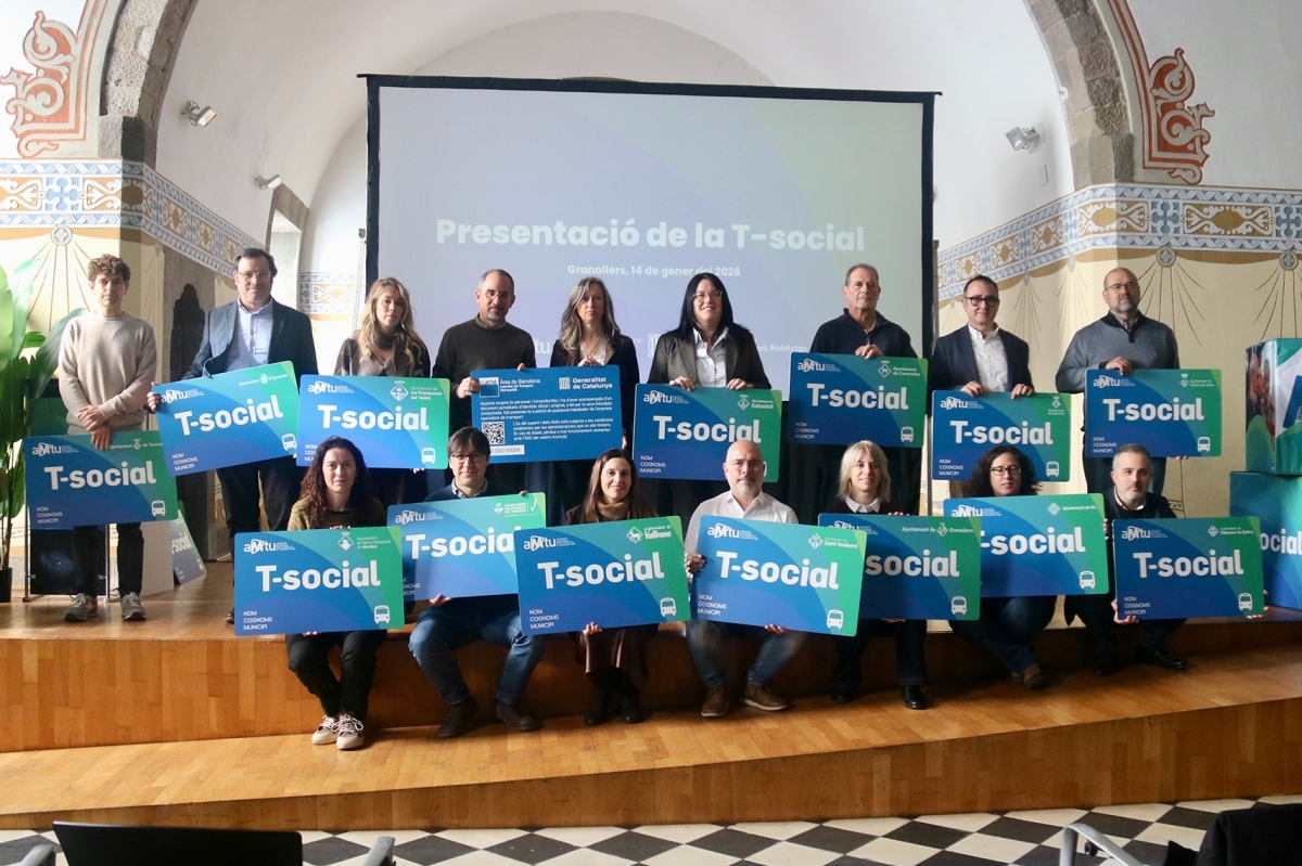 Municipis adherits a la T-social. Foto: Albert Segura. ACN.