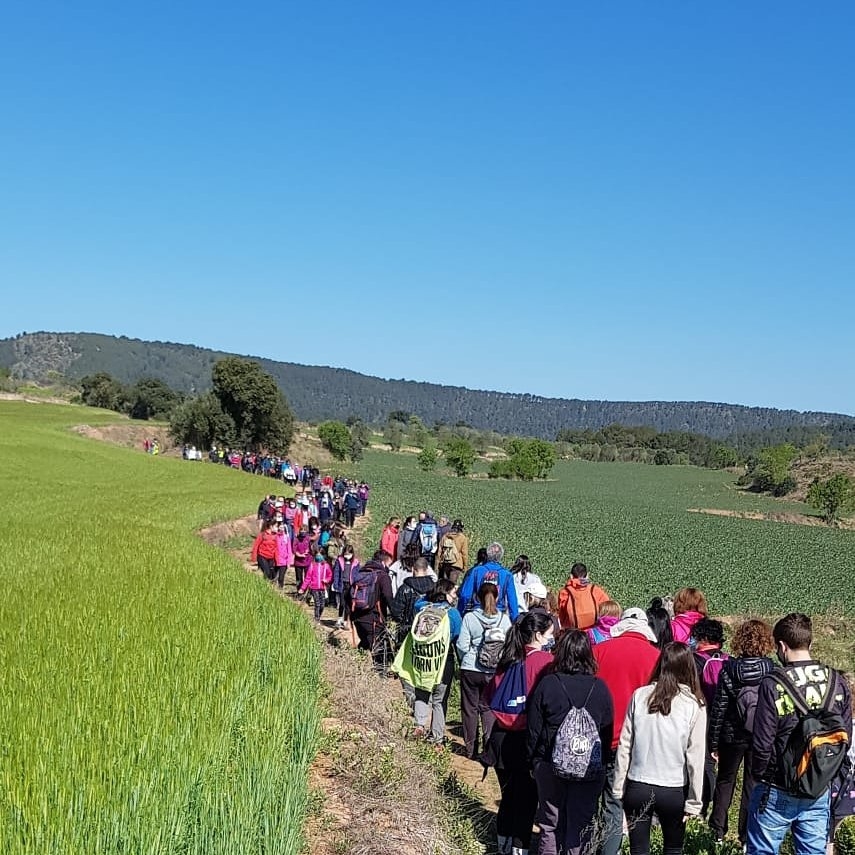 Es van recórrer diferents punts de Jorba, Òdena i Igualada