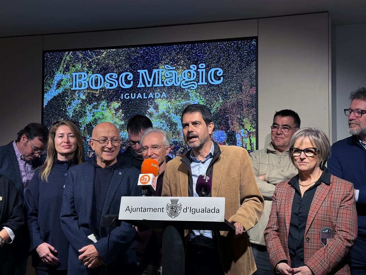 Castells durant la presentació. Marc Soler.