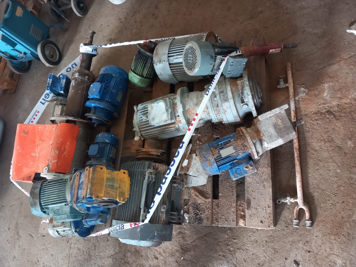 Material sostret. Mossos d'Esquadra.