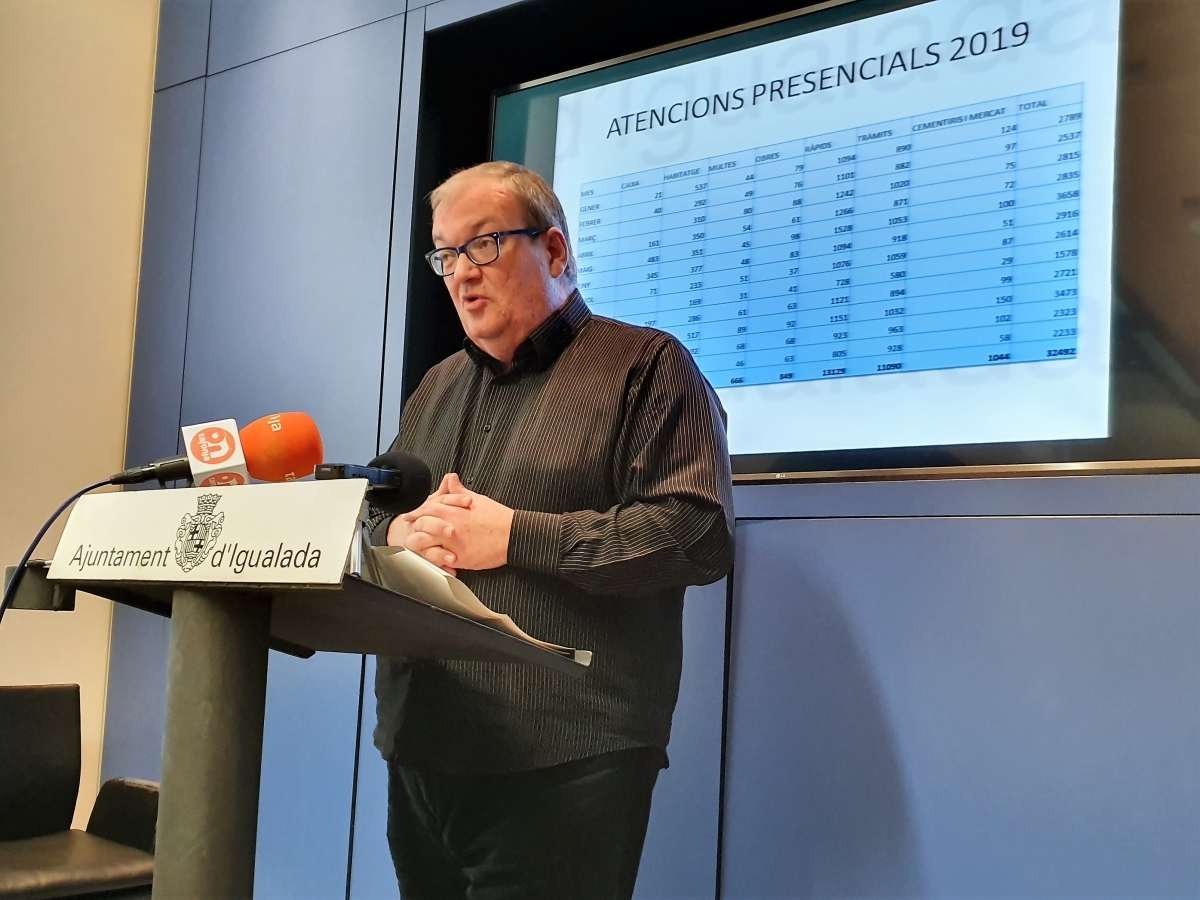 El regidor Capdevila, responsable de l'&Agrave;rea d'Entorn Comunitari