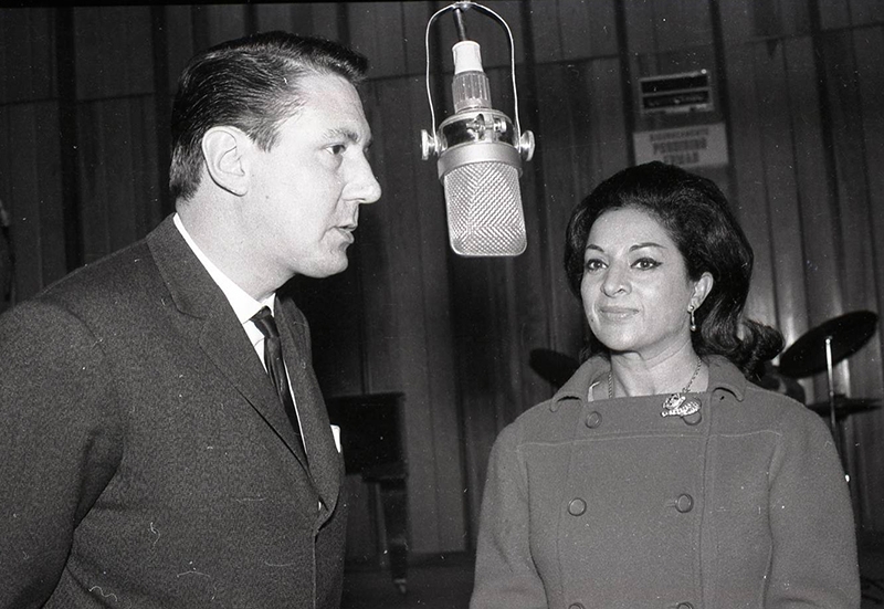 Joan Armengol amb Lola Flores.