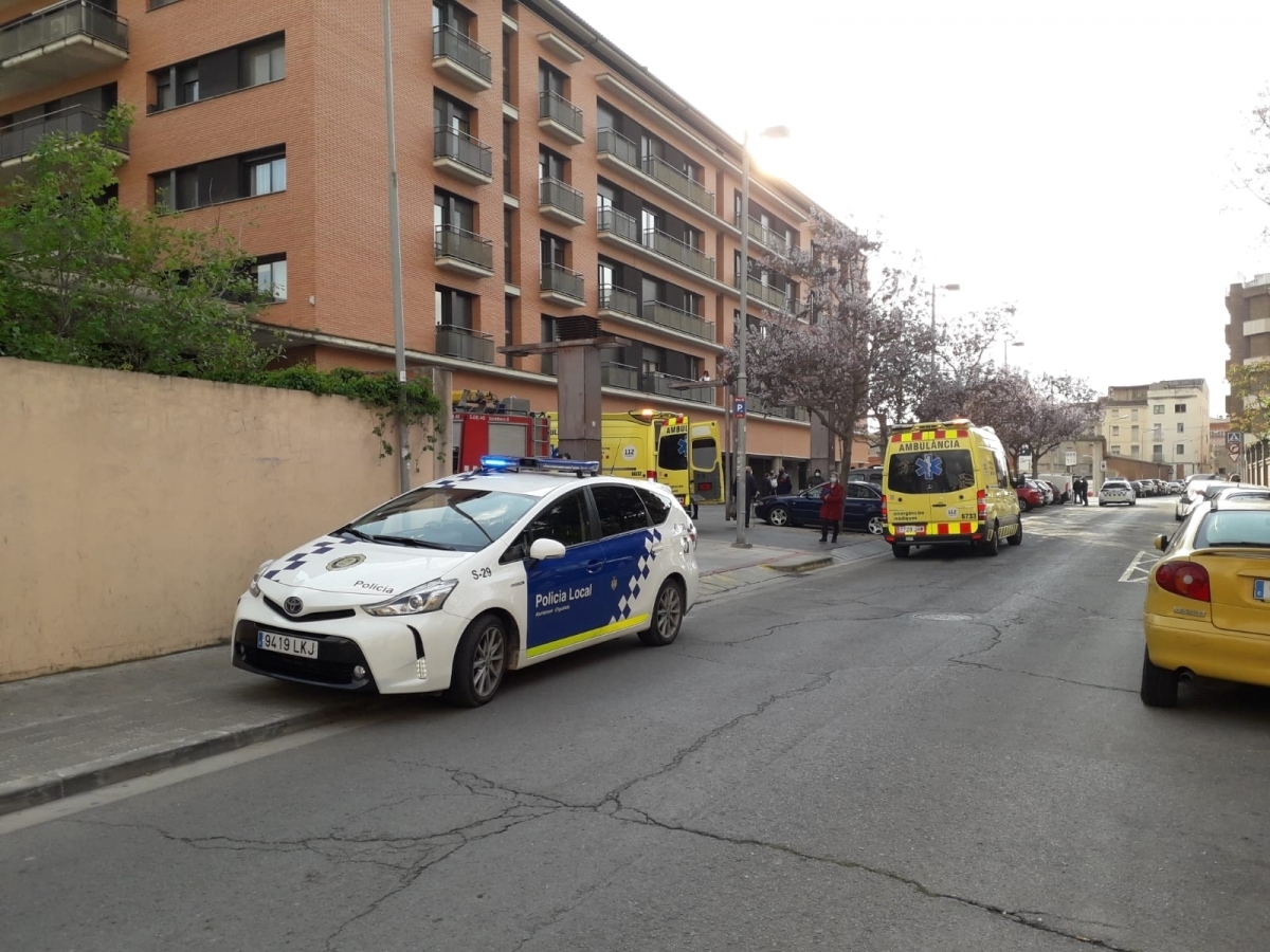 L'atropellament que va tenir lloc al carrer Sant Carles, el passat abril FOTO: F. E.
