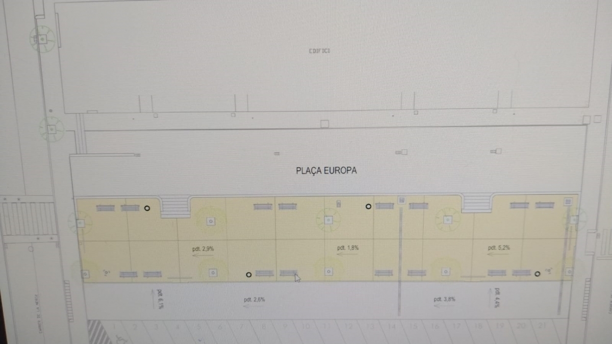 El pl&agrave;nol d'aquest projecte urban&iacute;stic