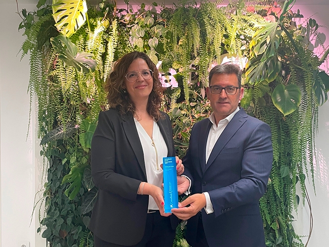 Entrega del premi. Caixabank.