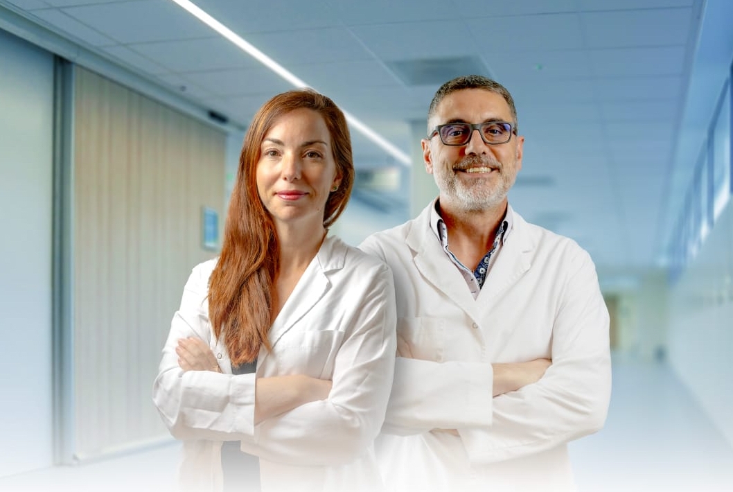Dra. Lopez Capdevila i Dr. Alex Santamaria, de la Unitat de Peu i Turmell de Mips Centre M&egrave;dic
