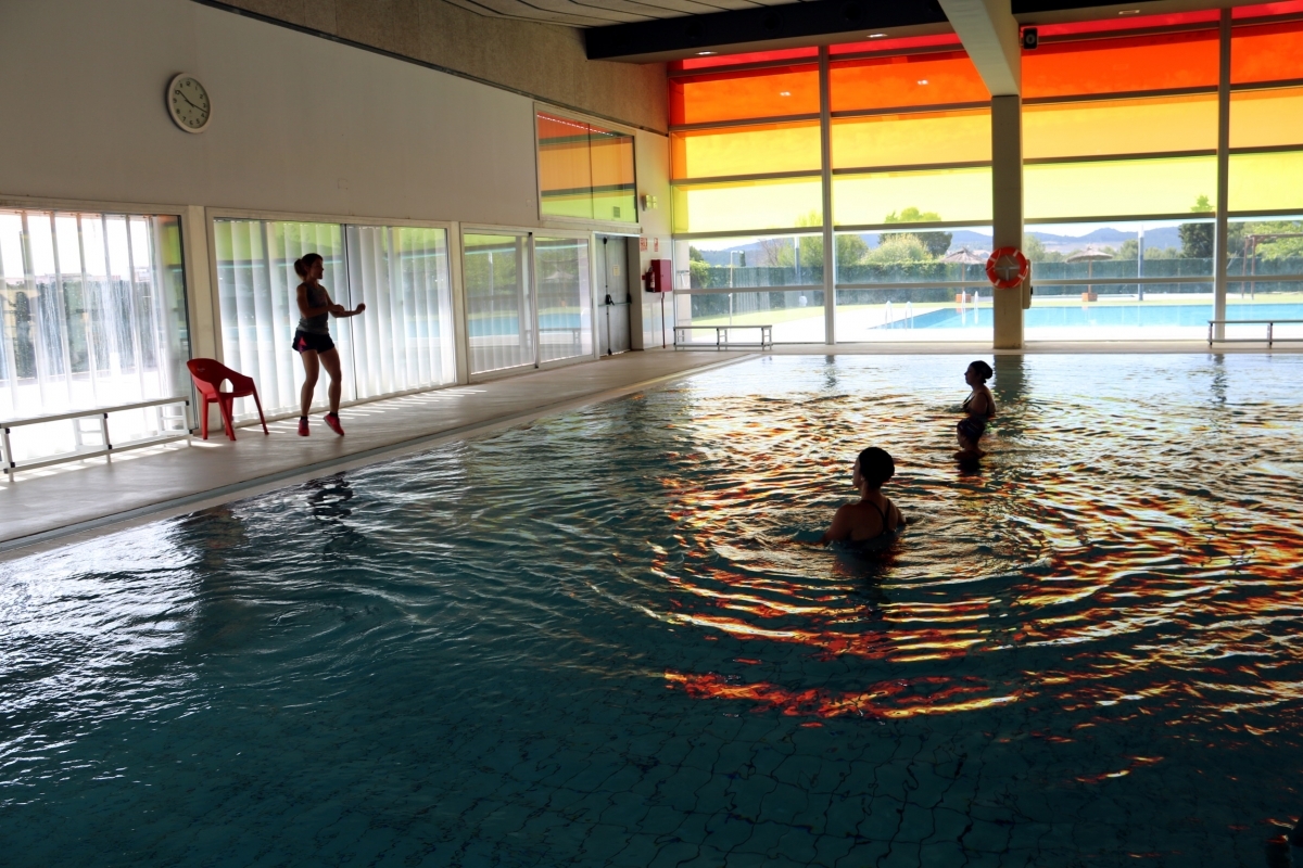 Una classe d'Aquagym a l'Infinit FOTO: ACN