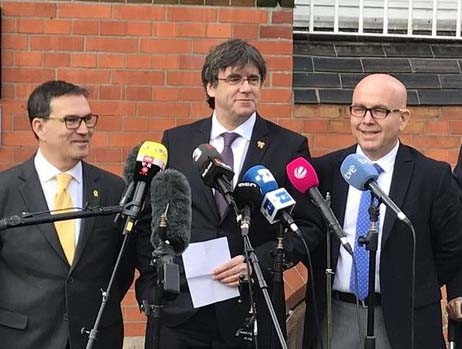 Cuevillas i Boye, amb el president Puigdemont