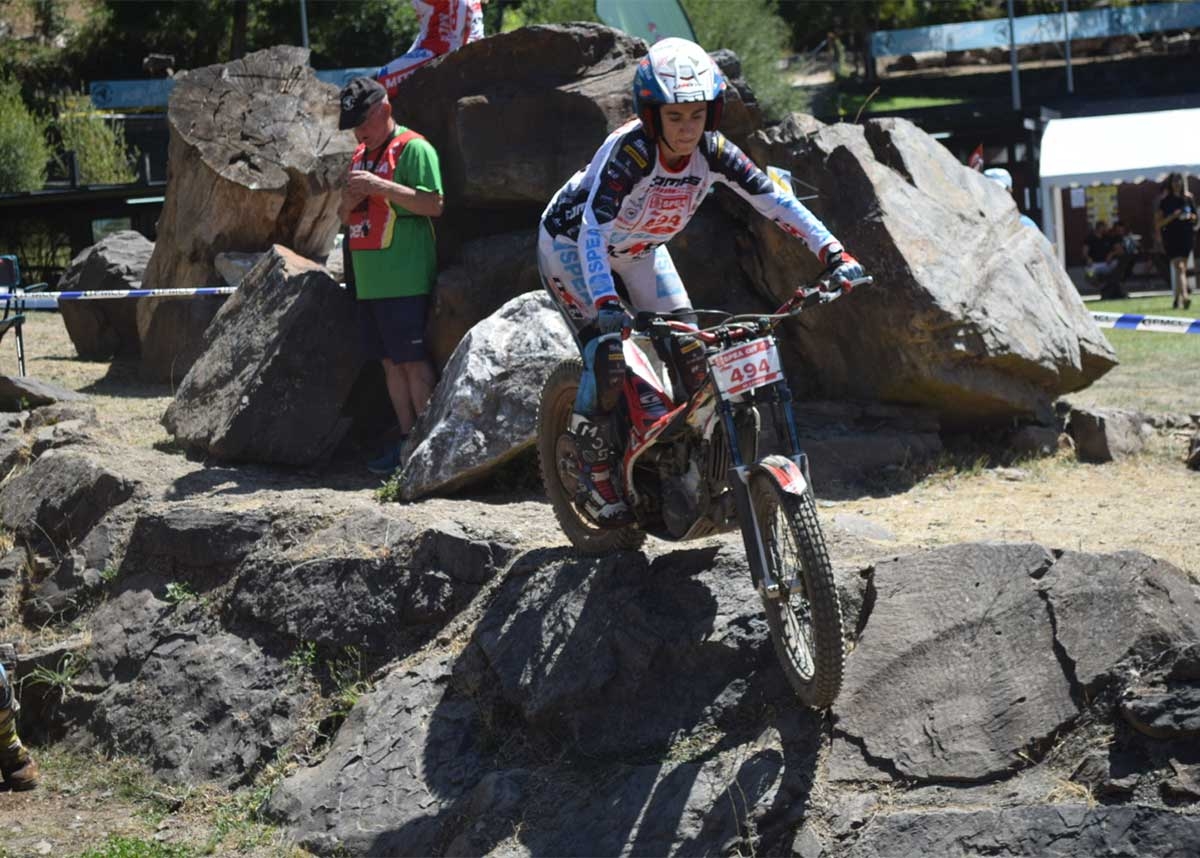 Maria López durant la prova. C. Farré.