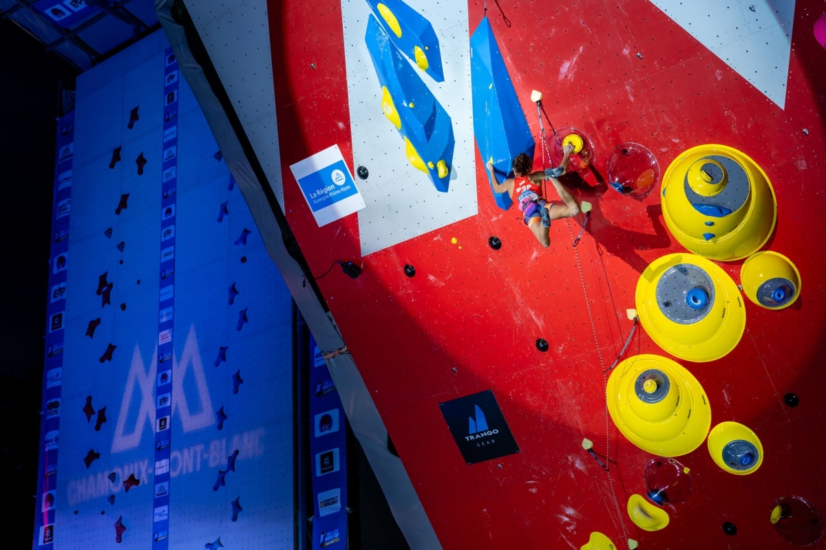 Geila Macià a la final mundial. Janvirt/IFSC