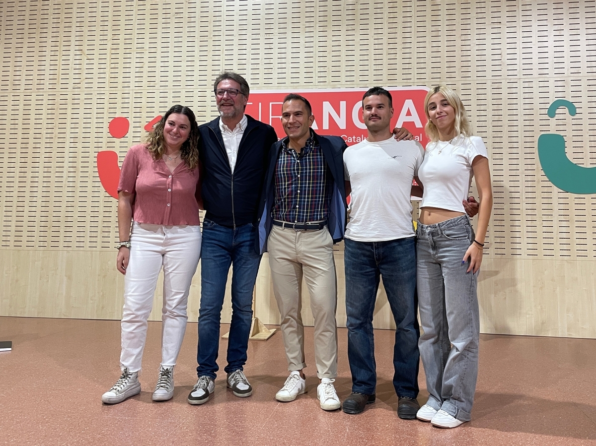 Equip de FirAnoia a la presentació. Marc Soler.