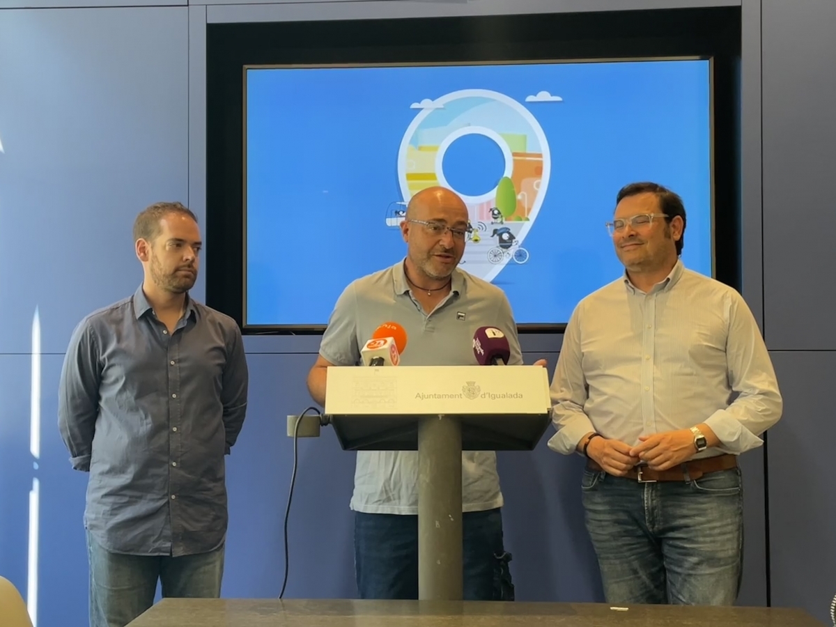 Jordi Bòria en la presentació. Marc Soler.