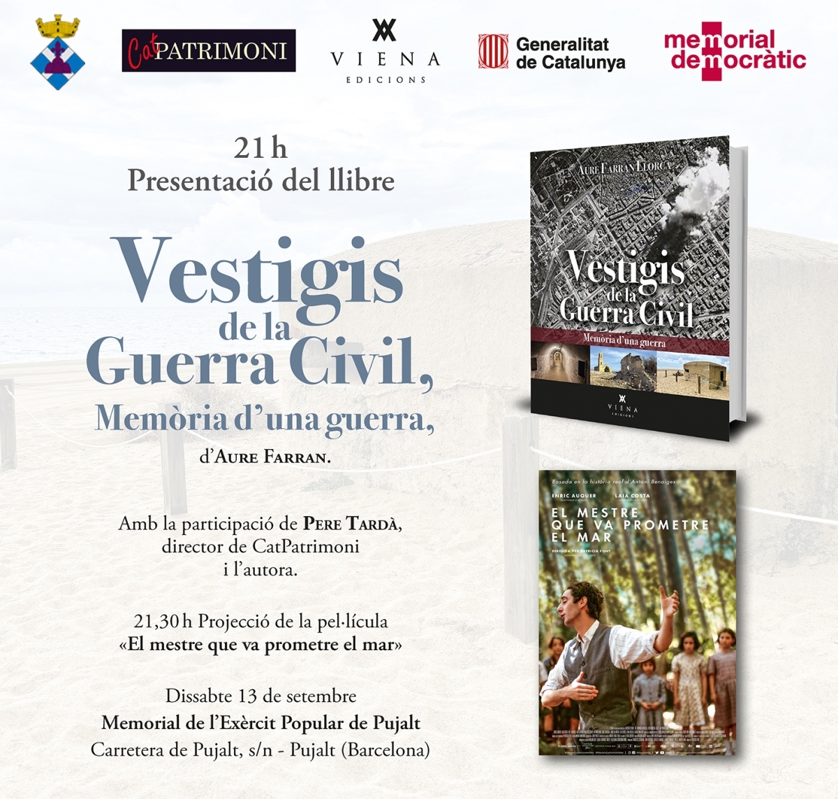 Cartell de la jornada. Ajuntament de Pujalt.