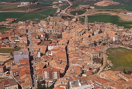 Vista aèria de Calaf FOTO: Enciclopèdia 
