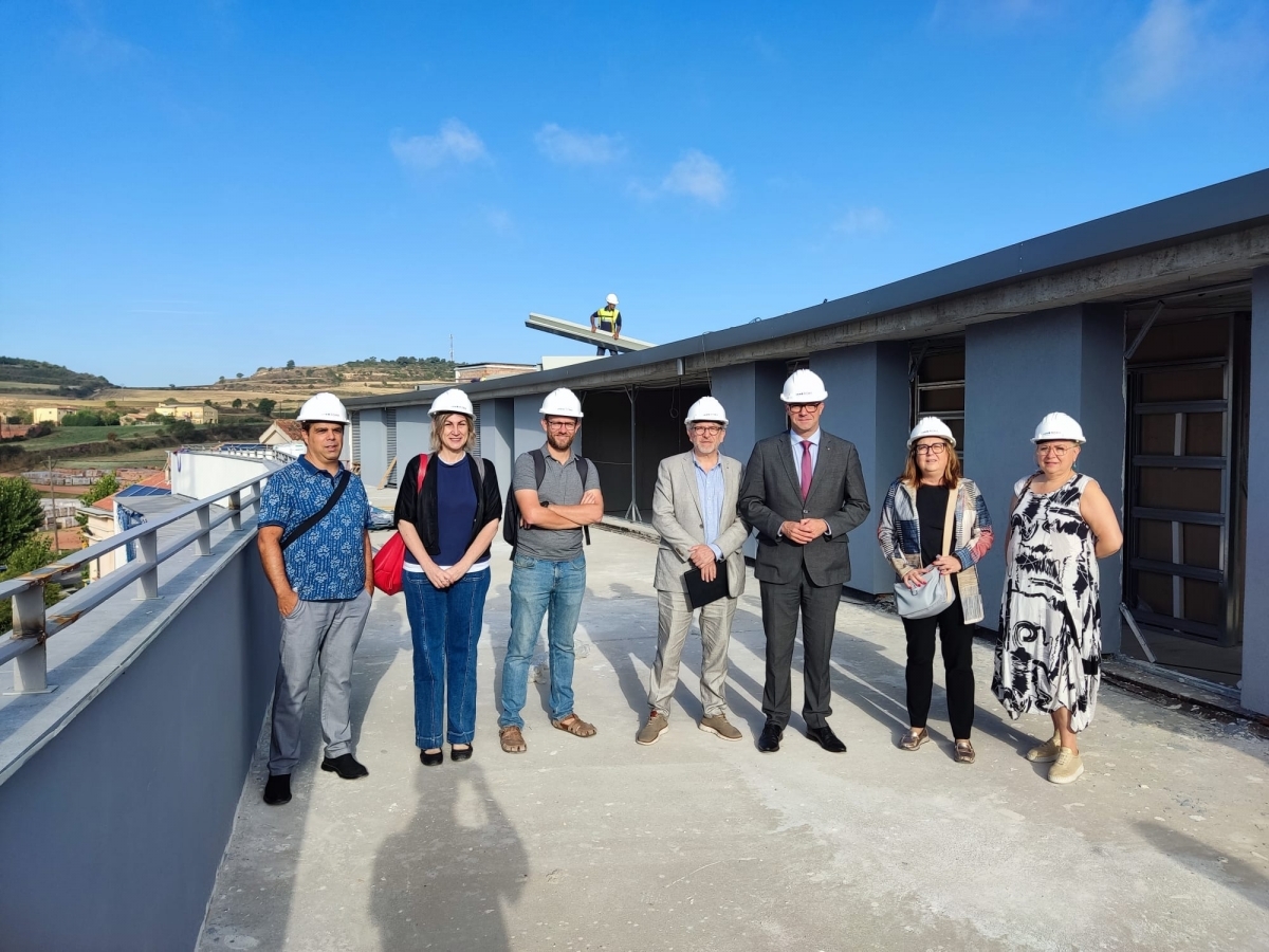Visita tècnica a les obres. Ajuntament de Calaf.