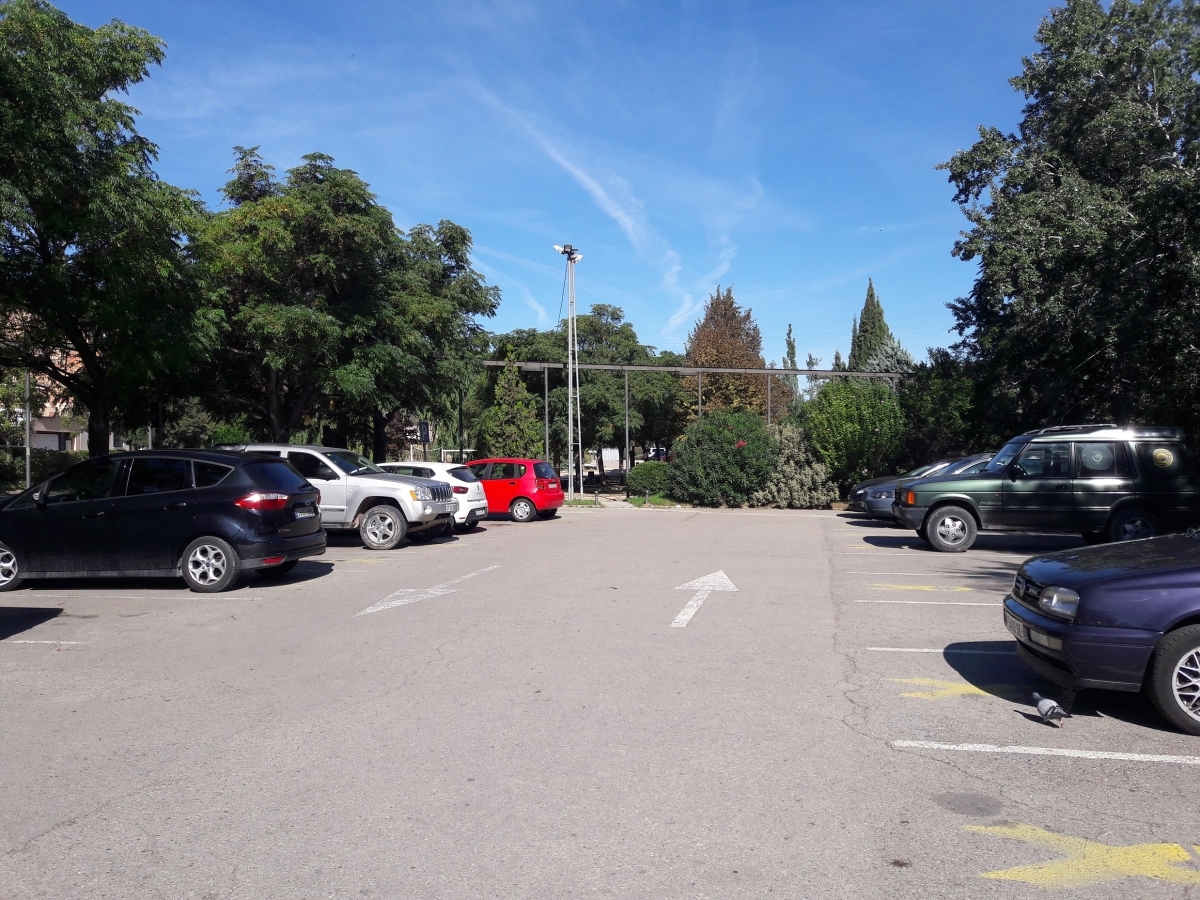 L'aparcament de Sant Galderic