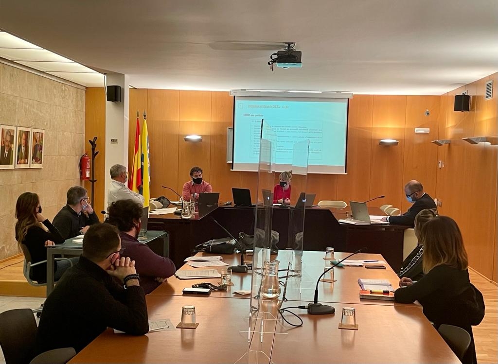 La sessió plenària de l'Ajuntament d'Òdena en la que es va aprovar el pressupost