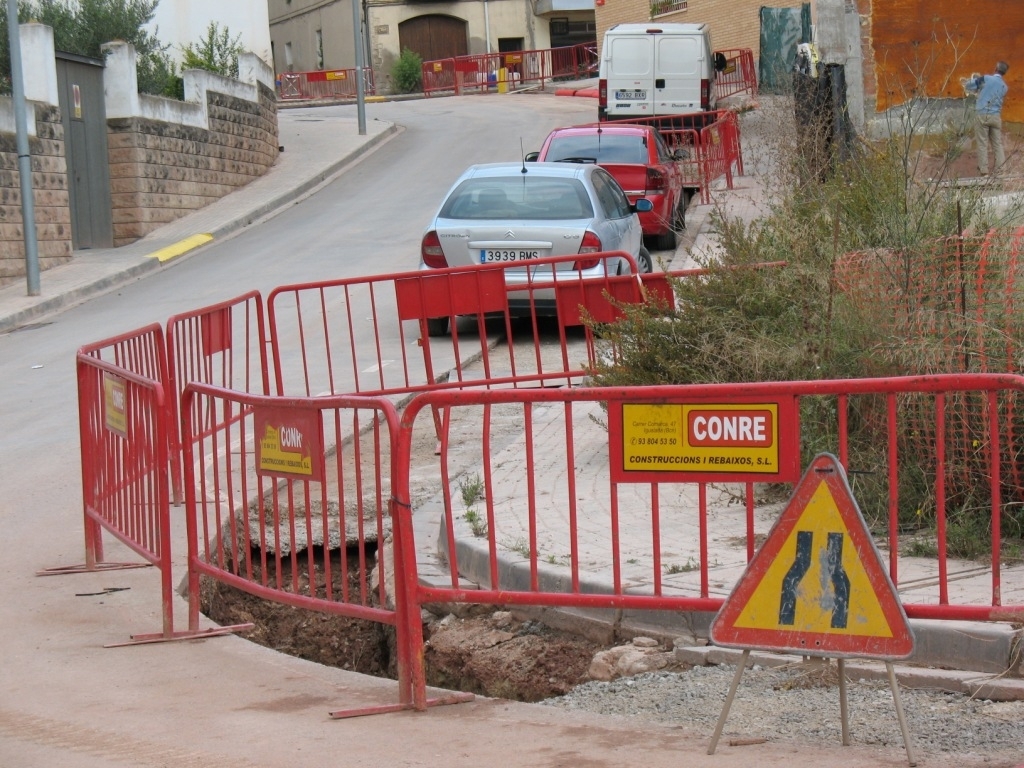 Detall d'unes obres de la companyia, en una imatge d'arxiu